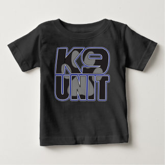 警察のK9ユニットのポープリント ベビーTシャツ