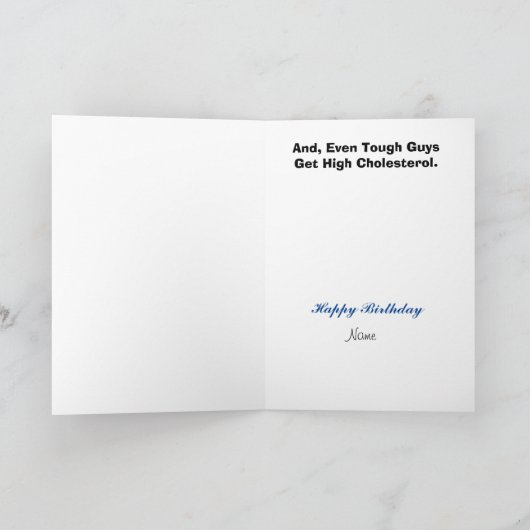 警察のSWAT役員のおもしろい誕生日 カード (内部)