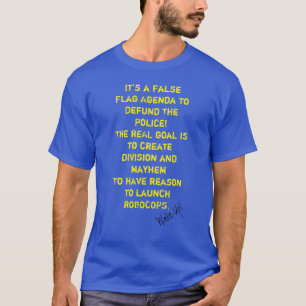 警察のTシャツの資金を取り除く(4) Tシャツ