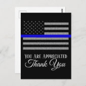 警察はがきに感謝 ポストカード (正面/裏面)