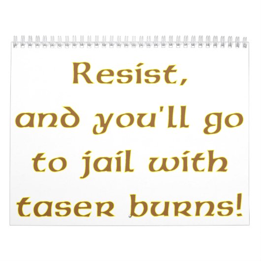 警察はカレンダーに記録します カレンダー (カバー)