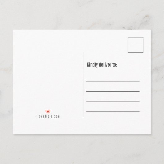 警察はブルーラインモノグラムので新しい住所を薄くします 案内ポストカード (裏面)