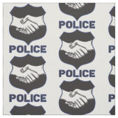 警察は振動を渡します ファブリック (見本)