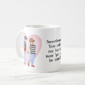 警察は私のマグカップになる コーヒーマグカップ (正面左)