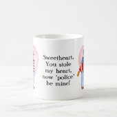 警察は私のマグカップになる コーヒーマグカップ (中央)