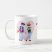 警察は私のマグカップになる コーヒーマグカップ (左)