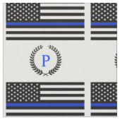 警察は米国旗のカスタムのモノグラムのスタイルを作ります ファブリック (クローズアップ)