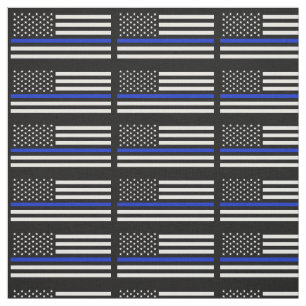 警察は米国旗のスタイルを作ります ファブリック