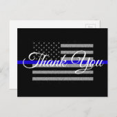 警察への感謝のはがき ポストカード (正面/裏面)