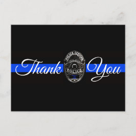警察への感謝のはがき ポストカード