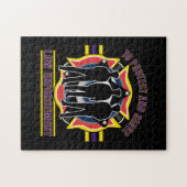 警察を保護し、役立って下さい ジグソーパズル (横)