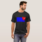 警察を支援する Tシャツ (正面フル)