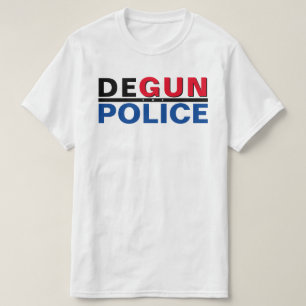 警察を銃で撃つ Tシャツ
