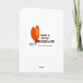 警察アイコン紋章のクリスマスカード シーズンカード (裏面)