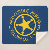 警察カスタム法の執行を保護する シェルパブランケット (正面(横))