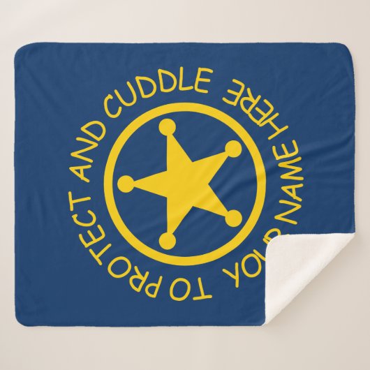 警察カスタム法の執行を保護する シェルパブランケット (正面(横))