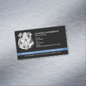 警察カスタム法執行ロゴ マグネット名刺 (インサイチュ)