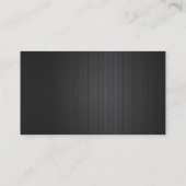 警察カスタム法執行ロゴ 名刺 (裏面)