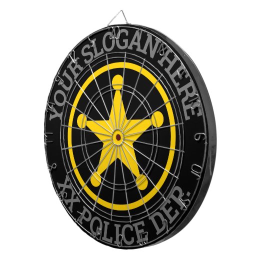 警察カスタム法執行委員会 ダーツボード (正面右)