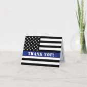 警察カスタム法執行感謝状 サンキューカード (正面)