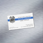 警察カスタム法執行章 マグネット名刺 (インサイチュ)