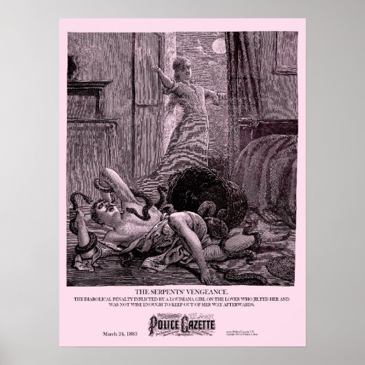 警察ガゼットのポスター復讐 ポスター (正面)