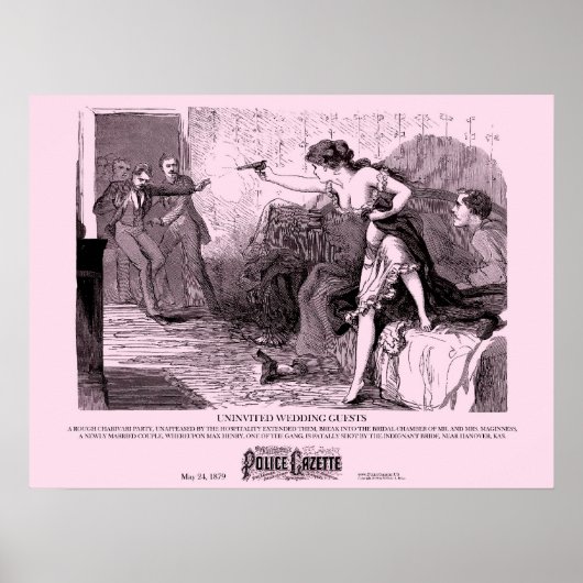 警察ガゼットのポスタ結婚ー ポスター (正面)