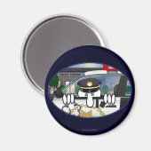 警察キルロイ磁石 マグネット (正面/裏面)