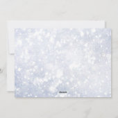 警察クリスマスシンブルーライングリッタープレイドツリー シーズンカード (裏面)