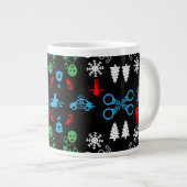 警察クリスマス装飾品 ジャンボコーヒーマグカップ (正面右)