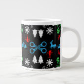 警察クリスマス装飾品 ジャンボコーヒーマグカップ (右)