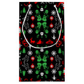 警察クリスマス装飾品 スモールペーパーバッグ (裏面)