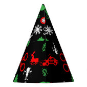 警察クリスマス装飾品 パーティーハット (裏面)