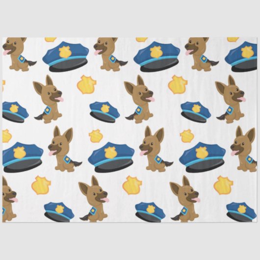 警察シリーズデザイン6 薄葉紙 (正面)