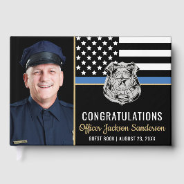 警察シンブルーラインおめでとう写真退職 ゲストブック