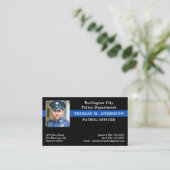 警察シンブルーラインカスタム写真法執行部 名刺 (スタンド正面)