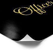 警察シンブルーライン退職パーティー歓迎 ポスター (コーナー)