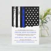 警察スタイルアメリカ国旗パーティー|イベントWHT招待状 招待状 (スタンド正面)