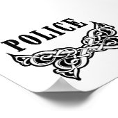 警察タトゥーのポスター ポスター (角)