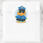 警察ダック ラウンドシール (バッグ)