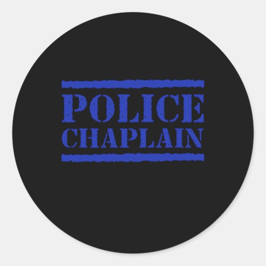 警察チャプレーン米国国旗の米国法執行機関 ラウンドシール (正面)