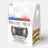 警察テーマ子供の誕生日パーティー フェイバーボックス (オープン)