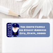 警察ナビダッド ラベル (インサイチュ)