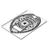 警察バッジ-汎用 ノートブック (左側)