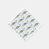 警察パターン スタンダードカクテルナプキン (角)