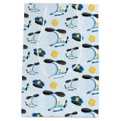 警察パターン ミディアムペーパーバッグ (裏面)