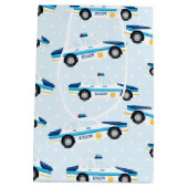 警察パターン ミディアムペーパーバッグ (裏面)