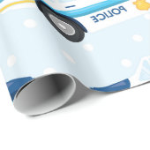 警察パターン ラッピングペーパー (ロールコーナー)