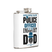 警察パパ |法執行 |父の日 フラスク (右)