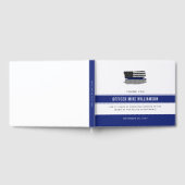 警察パーソナライズされた退職お祝い ゲストブック (全面)